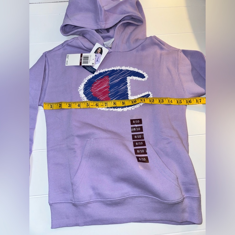 Girls’ Champion purple hoodie Size 8/10